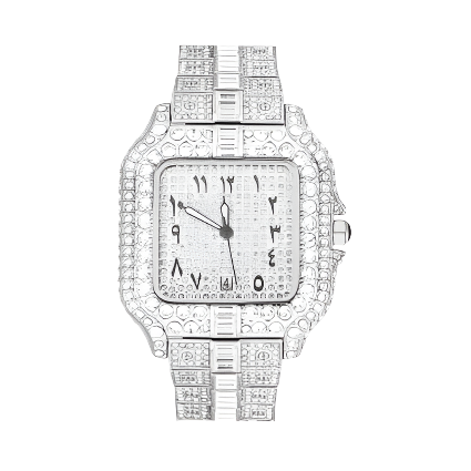 Square Full Diamond Watch | Solus LLC Solus LLC