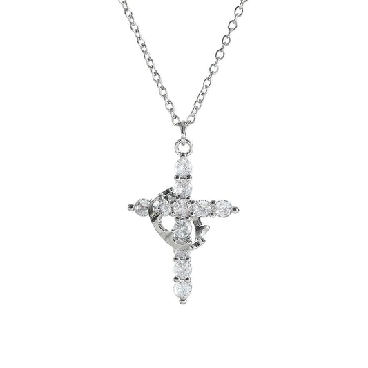 Crown Cross Necklace | Solus LLC Solus LLC