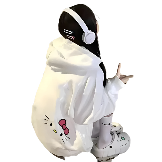 Hello Kitty Print Hoodie | Solus LLC Solus LLC