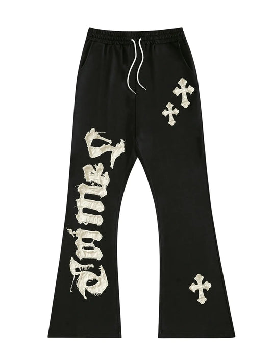 Graphic Stacked Sweatpants | Solus LLC Solus LLC