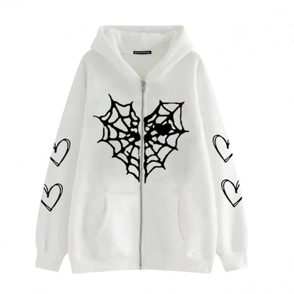 Heart Web Zip-Up | Solus LLC Solus LLC